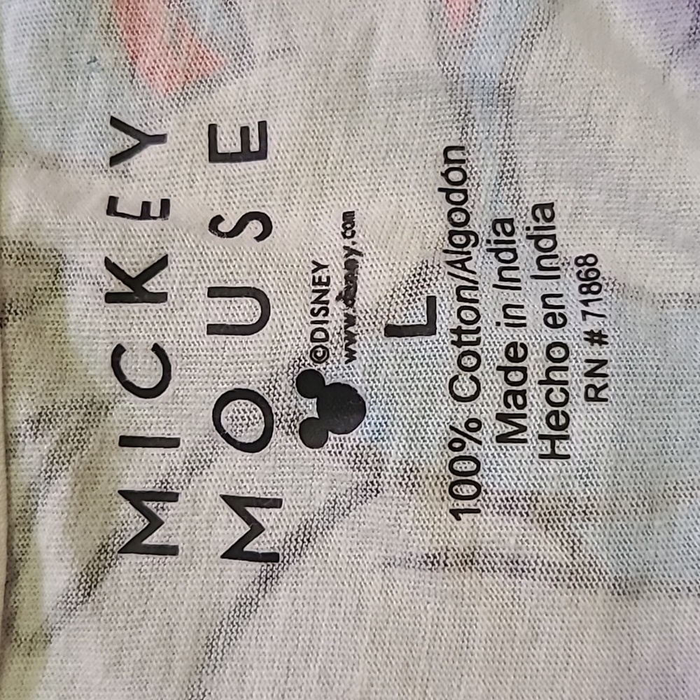 Disney Mickey and Minnie Mouse White T-Shirt - Size Large - Picture 6 of 8